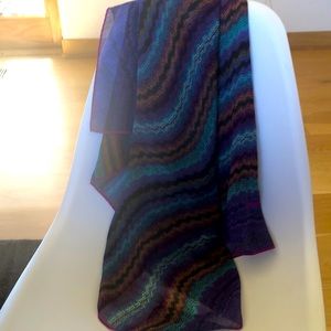 Missoni sheer chiffon scarf